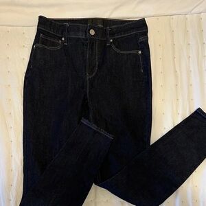 White House Black Market Dark Indigo Skinny Jeans